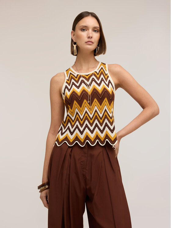 Motivi Motivi Maglione M217W003926N0R8 Marrone Regular Fit