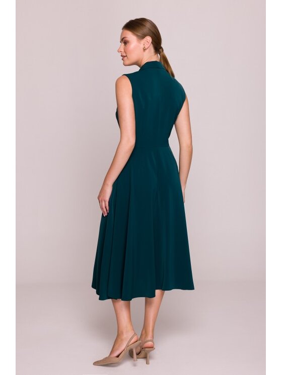 Stylove Stylove Sukienka letnia S409 Zielony A-Line Fit