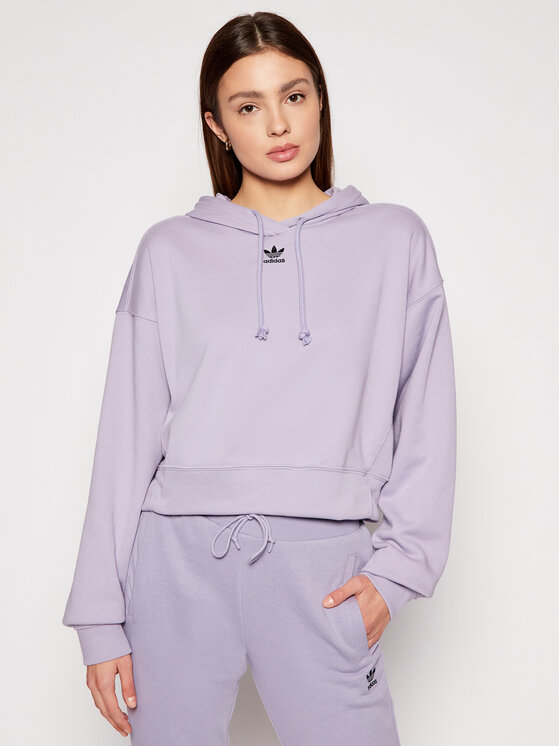 adidas Світшот adicolor Essentials GN4775 Фіолетовий Regular Fit • Modivo.ua