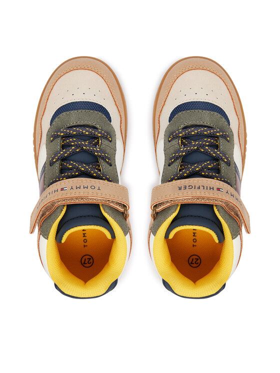 Tommy Hilfiger Tommy Hilfiger Сникърси High Top Lace-Up/Velcro Sneaker T1X9-35229-1269 M Цветен