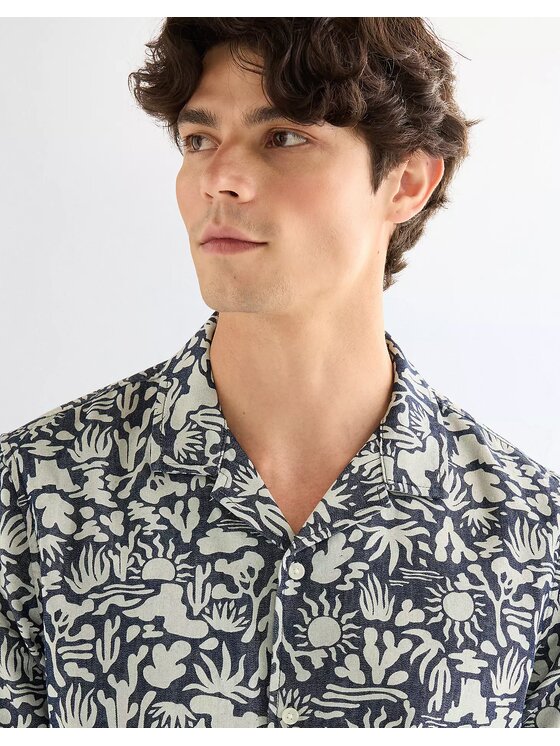 Wrangler Wrangler Koszula SS RESORT SHIRT Kolorowy Relaxed Fit