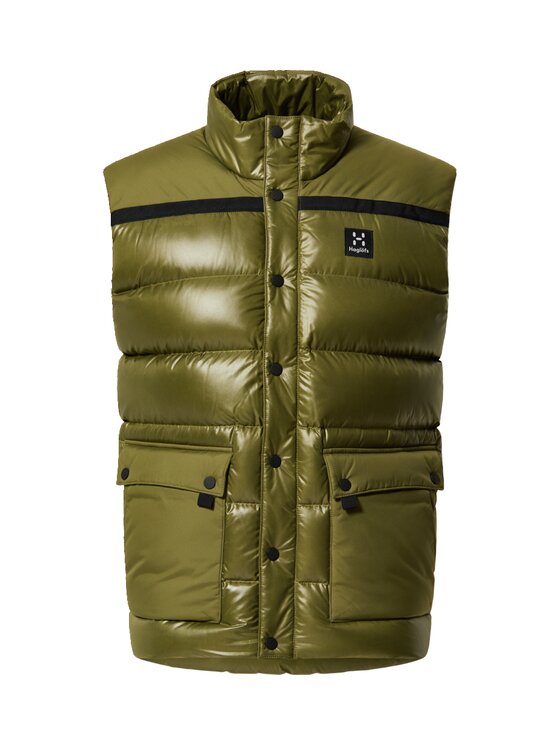 Haglöfs Haglöfs Kamizelka Funäs Down Vest Men Zielony Regular Fit