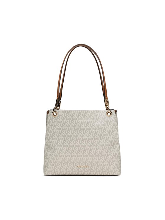 Geantă MICHAEL Michael Kors Kensington 30F3G8KT7B Écru
