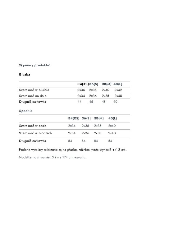 Makadamia Makadamia Komplet bluzka i spodnie M852 Czarny Skin Fit