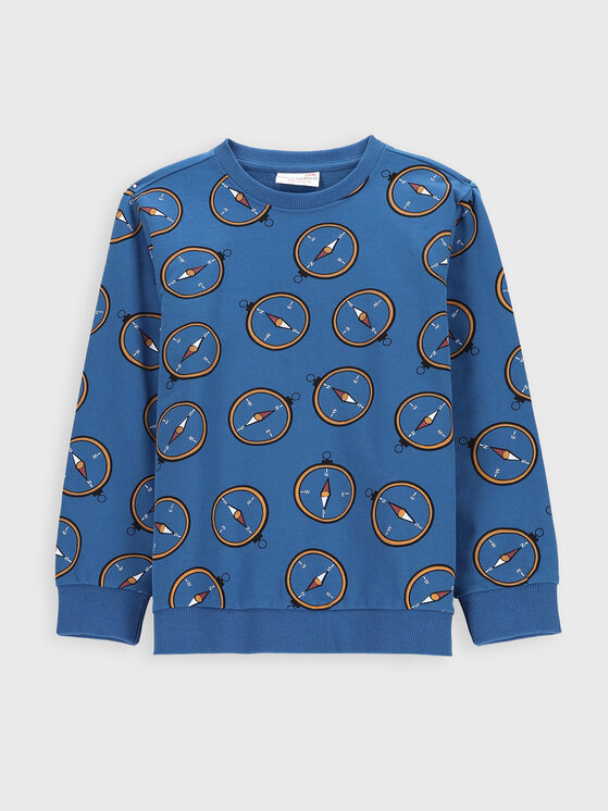 Coccodrillo Coccodrillo Sweatshirt ZC2132101TRK Dunkelblau Regular Fit