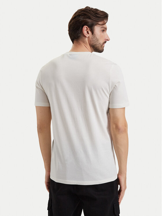 HUGO HUGO T-Shirt Nemodo 50572303 Creme Regular Fit