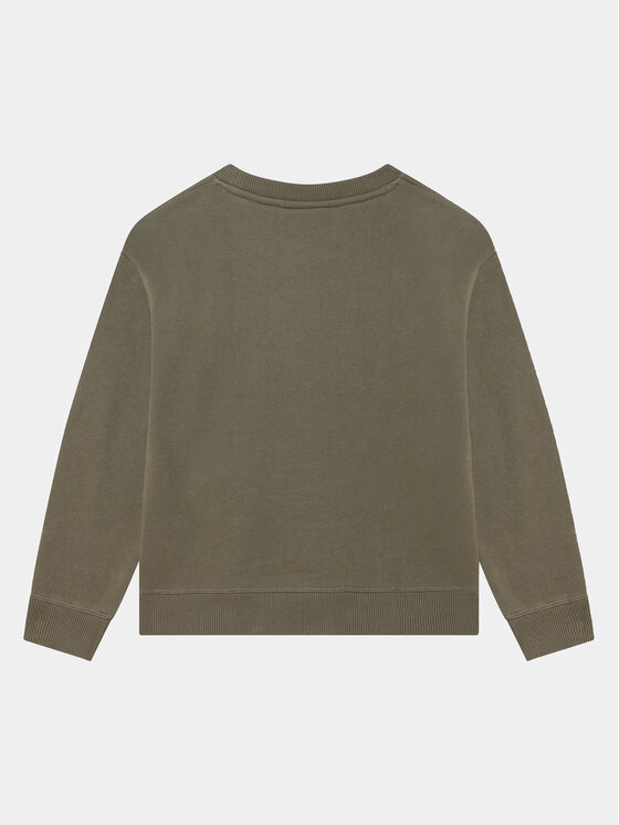 HUGO Hugo Sweatshirt G25150 S Khakifarben Regular Fit