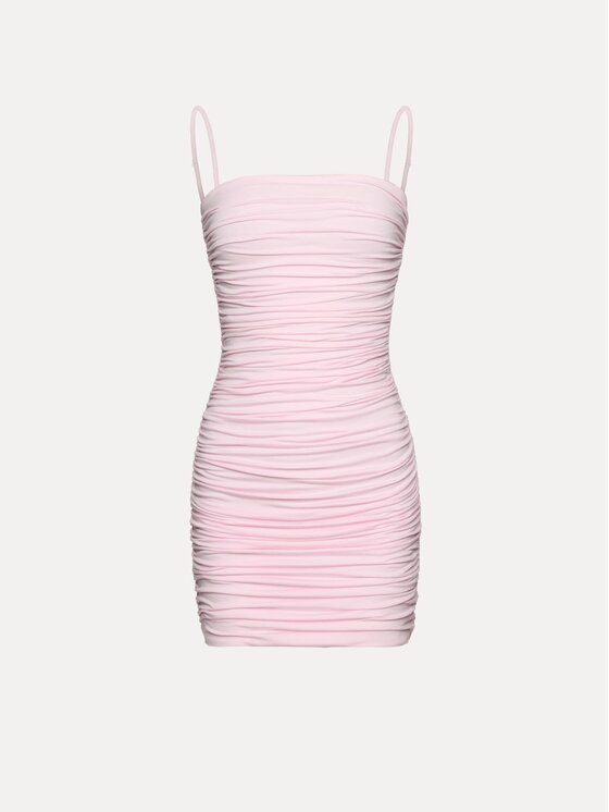 La Mania La Mania Letní šaty ZENDA Světle růžová Basic Fit