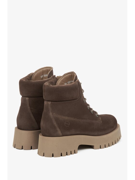 Estro Estro Μποτάκια ER00116249 Καφέ