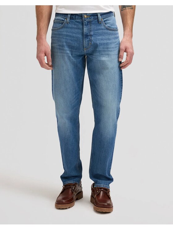 Lee Lee Jeansy DAVID Niebieski Regular Fit