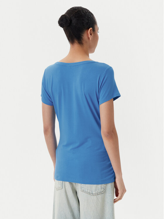 Liu Jo Beachwear Liu Jo Beachwear T-Shirt VA5157 JS360 Niebieski Regular Fit