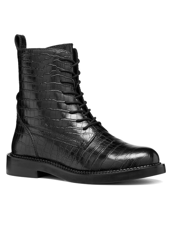 Geox Geox Schnürschuhe D Serilda D46WYG 40 C9999 Schwarz