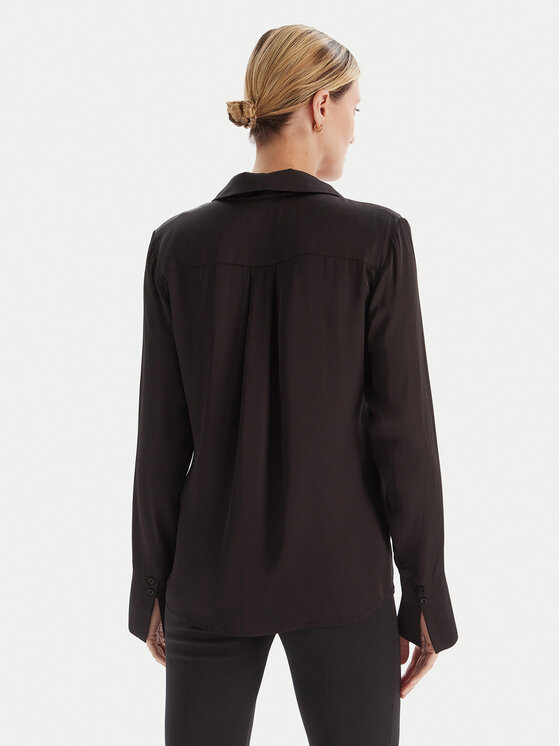 Fracomina Fracomina Camicia FS25WT6010W65101 Nero Regular Fit