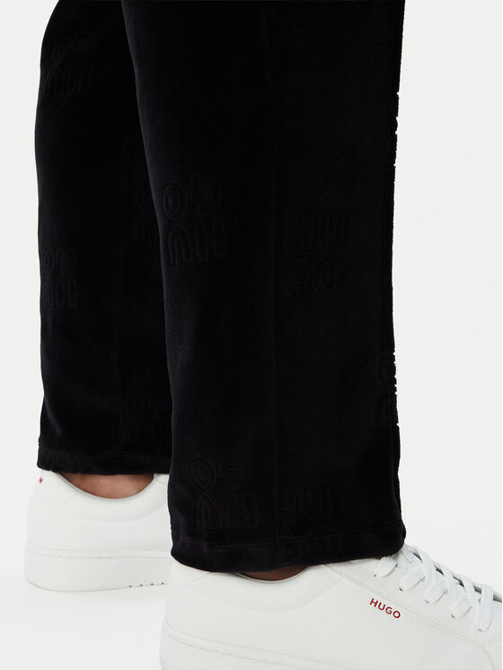 HUGO HUGO Spodnie dresowe Veloro Pants 50571208 Czarny Regular Fit