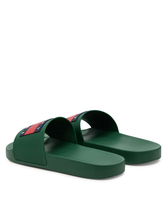 Tommy Jeans Tommy Jeans Şlapi Tommy Jeans Pool Slide Ess EM0EM01191 Verde