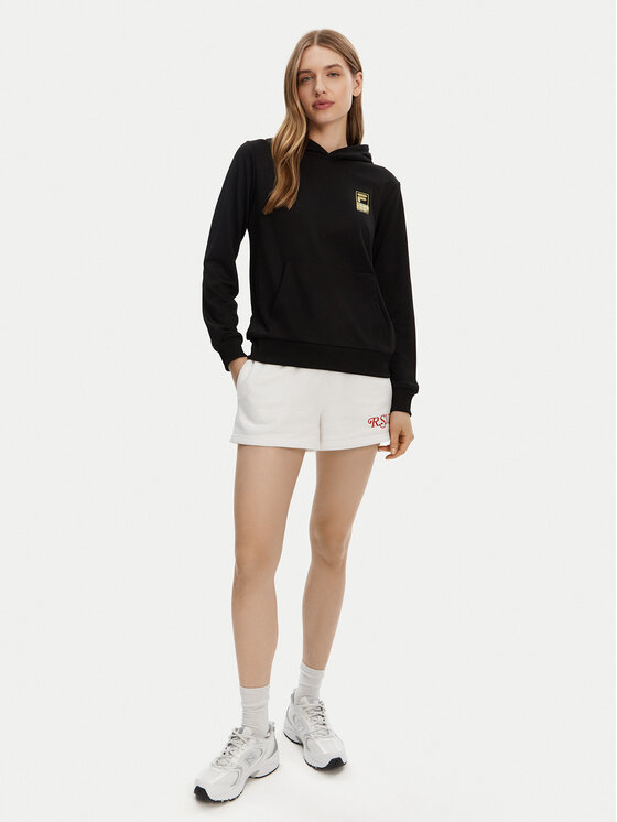 Fila Fila Sportske kratke hlače Louches FAW1032 Bijela Regular Fit