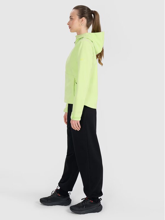 4F 4F Kurtka softshell 4FWSS25TSOFF320-45S Zielony Regular Fit