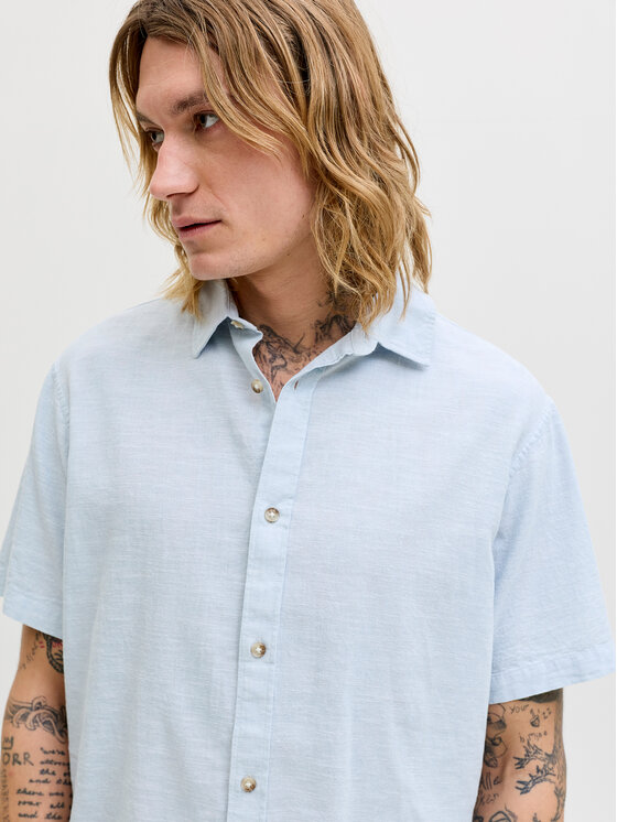 Jack & Jones Jack & Jones Košile Summer 12289160 Světle modrá Regular Fit