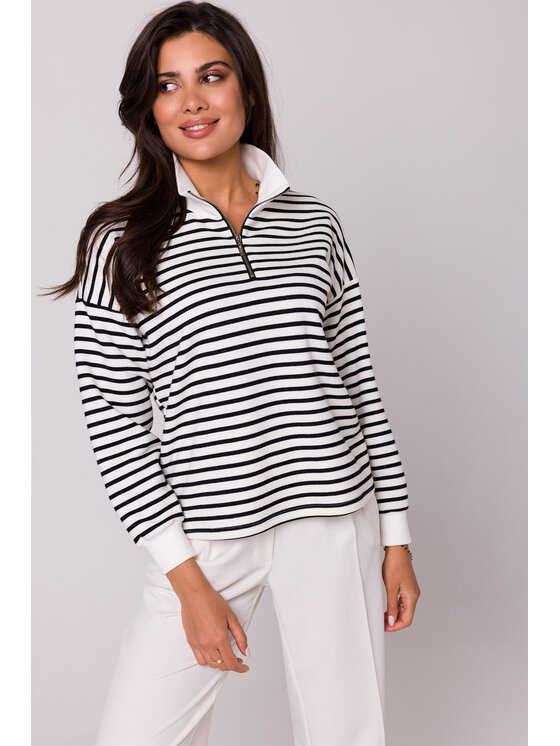 BeWear BeWear Felpa B250 Bianco Regular Fit