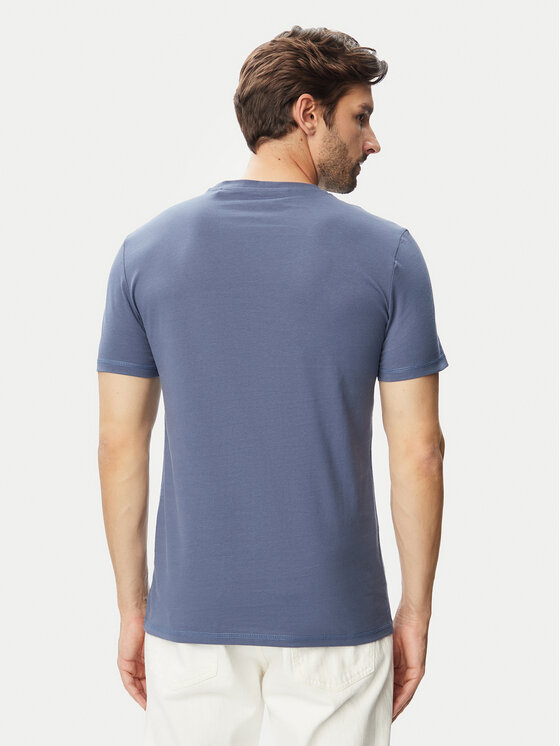 Guess Guess T-Shirt 153107 Niebieski Classic Fit