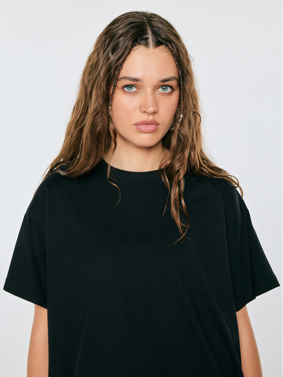 BIG STAR BIG STAR T-Shirt CALISANA Czarny Oversize