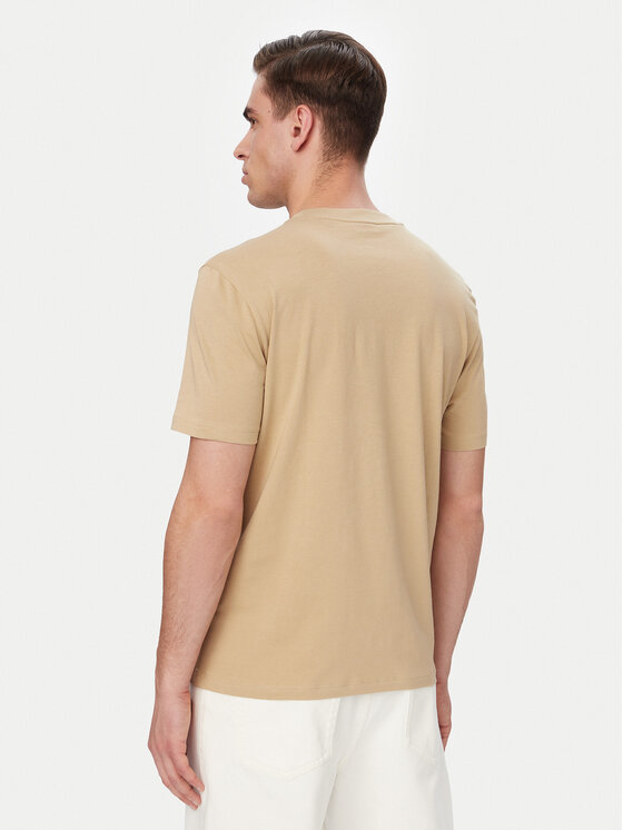 HUGO HUGO T-Shirt Dero222 50466158 Béžová Regular Fit