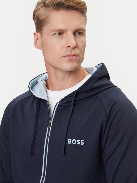 BOSS BOSS Pulóver Authentic 50545573 Sötétkék Regular Fit