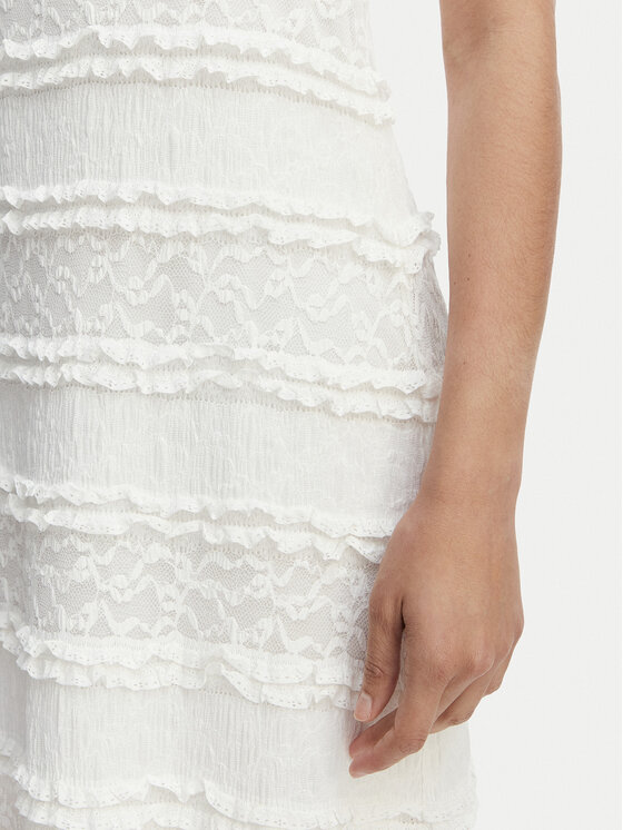 Vero Moda Vero Moda Vakarinė suknelė Lucia 10348443 Kreminė Regular Fit