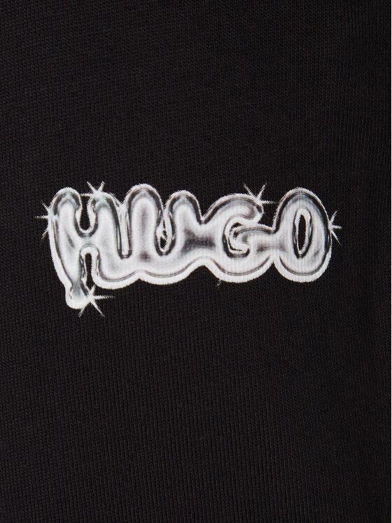 HUGO HUGO Teplákové kalhoty Nyrotro 50549779 Černá Loose Fit