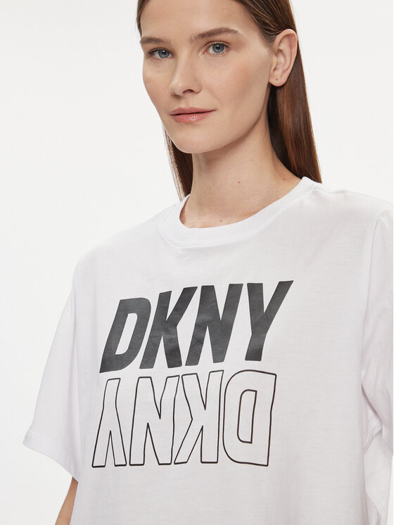 DKNY Sport DKNY Sport T-shirt DP2T8559 Bijela Relaxed Fit