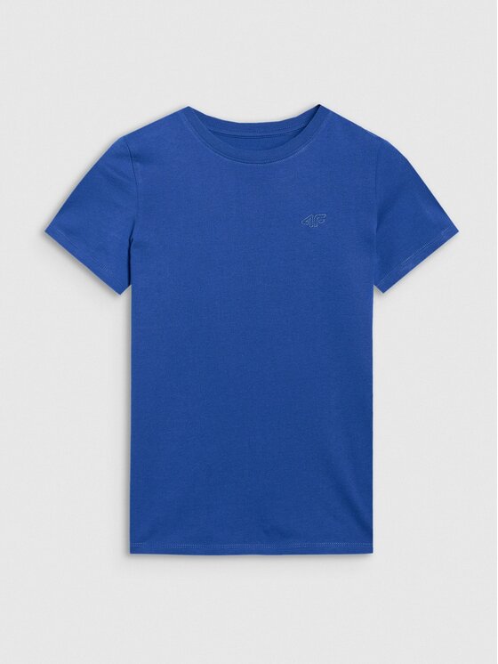 4F 4F Tričko 4FJRAW25TTSHM3260-36S Modrá Regular Fit
