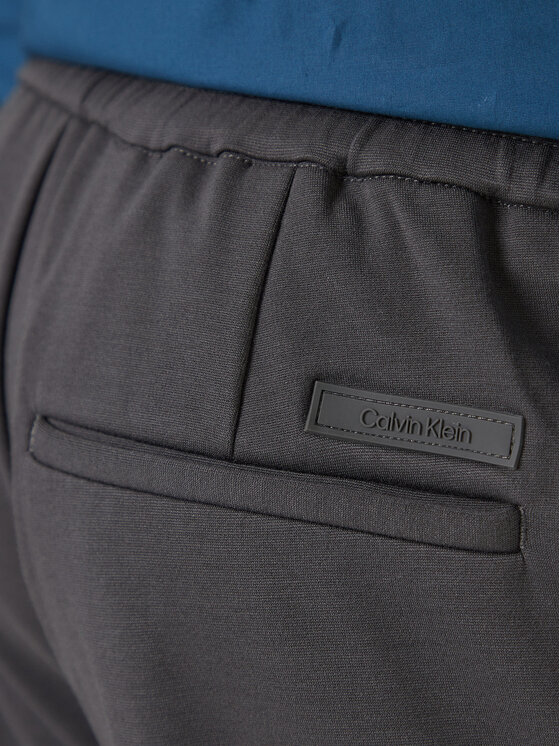 Calvin Klein Calvin Klein Chino nohavice LV04LE613G Sivá Slim Fit