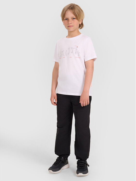 4F 4F T-Shirt URBAN COMMUTER Biały Regular Fit
