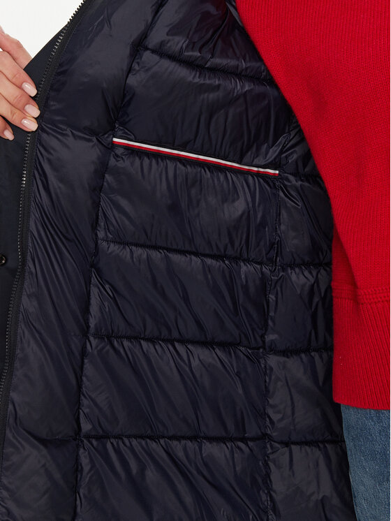 Tommy Hilfiger Tommy Hilfiger Parka WW0WW43121 Niebieski Regular Fit