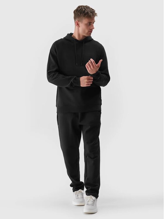 4F 4F Felpa 4FRAW24TSWSM1821-20S Nero Regular Fit