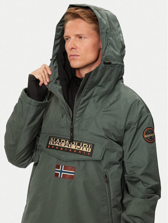 Napapijri Napapijri Anorák Rainforest Next NP0A4IB9 Zöld Regular Fit