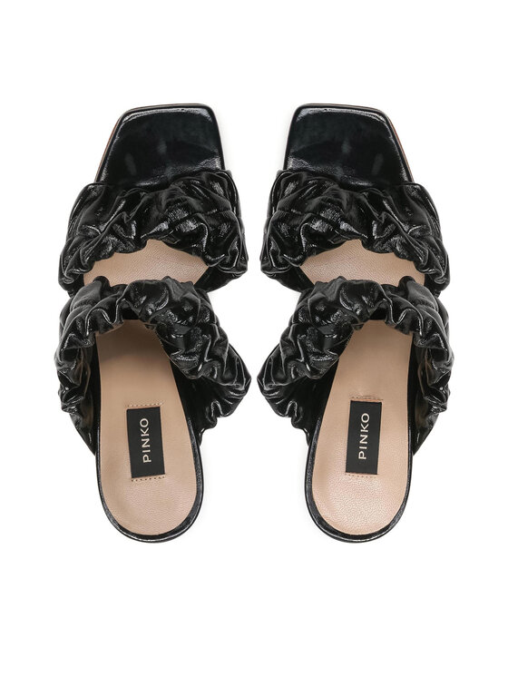 PINKO PINKO Ciabatte Bela Cruz Sabot AI 21-22 BLKS1 1H20XR Y7K7 Nero