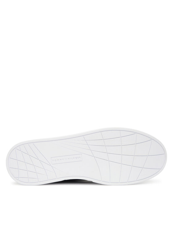 Tommy Hilfiger Tommy Hilfiger Sneakersy Icon Court Stripes FM0FM05628 Czarny