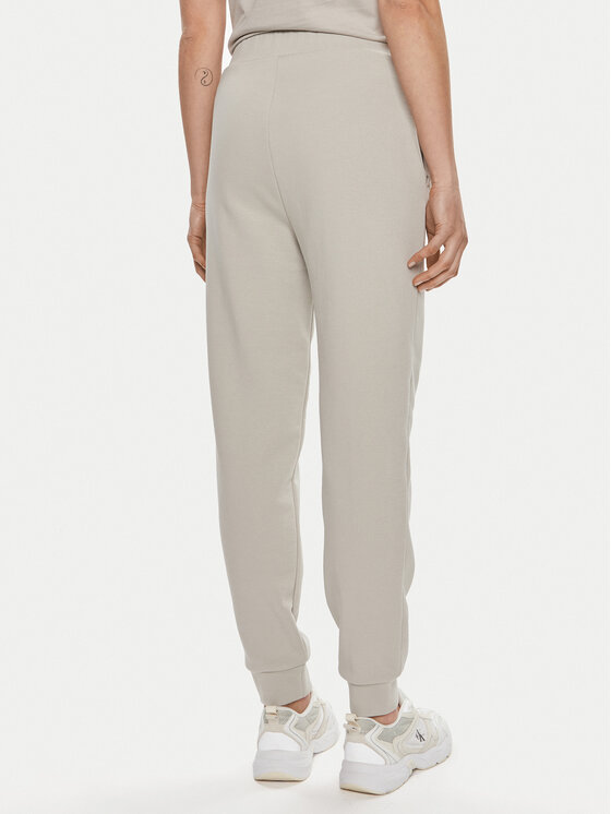 Calvin Klein Calvin Klein Pantaloni trening Micro Logo K20K206632 Bej Regular Fit