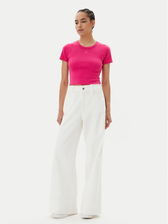 HUGO HUGO T-Shirt Delanor 50512000 Rosa Slim Fit