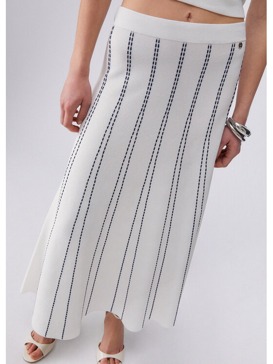 Liu Jo Liu Jo Spódnica midi WA6148MA81R03A83 Fioletowy Regular Fit
