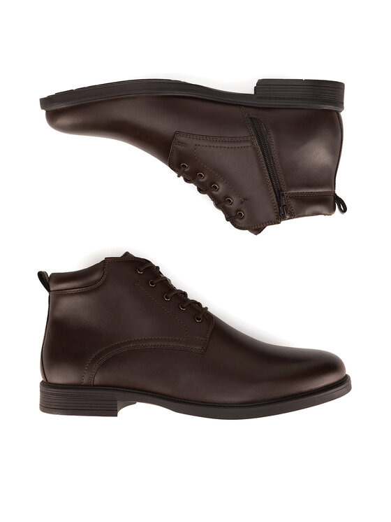 Lanetti Lanetti Schnürschuhe DURAIN-03S MI08 Braun
