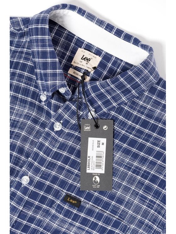 Lee Lee Camicia BUTTON DOWN Blu Regular Fit