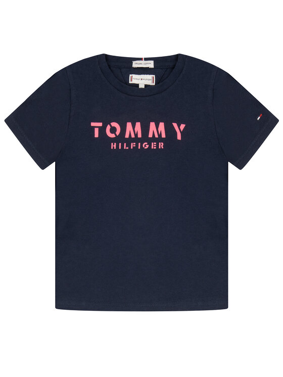 Tommy Hilfiger Tricou Essential KG0KG04888 D Bleumarin Regular Fit