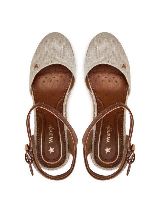 Wrangler Wrangler Еспадрильї Brava Women Wedge 20241056 Бежевий