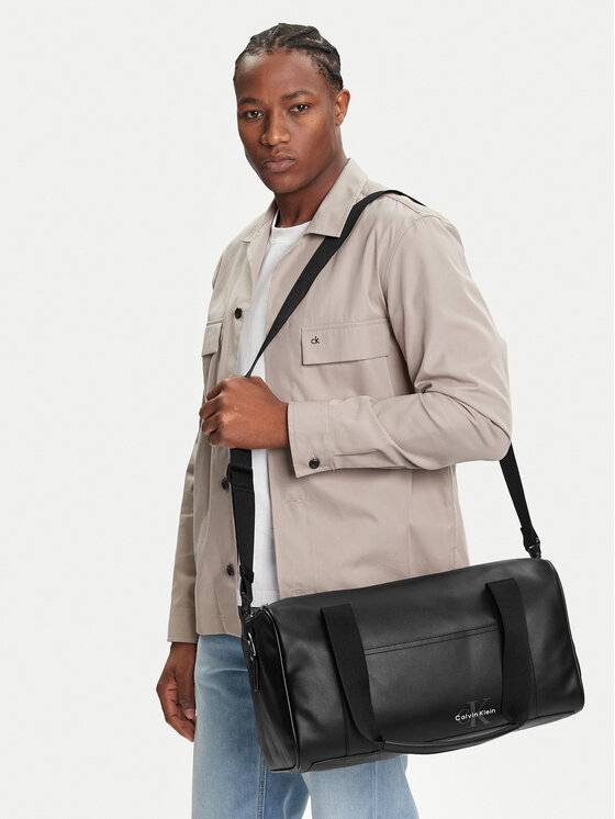 Calvin Klein Calvin Klein Σάκος Mono Logo Duffle 42 LV04G3054G Μαύρο