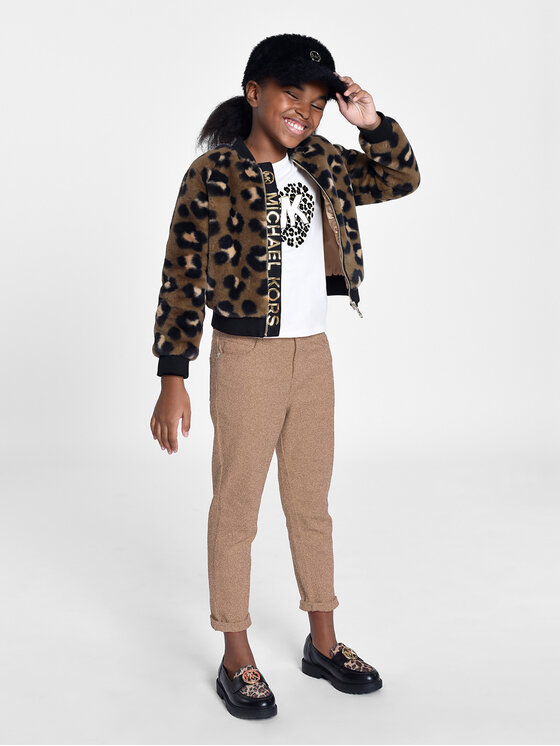 MICHAEL KORS KIDS MICHAEL KORS KIDS Bluse R15202 Weiß Regular Fit