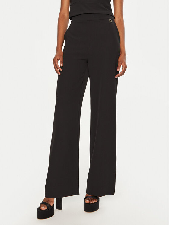 Rinascimento Rinascimento Pantaloni di tessuto CFC0120597003 Nero Regular Fit