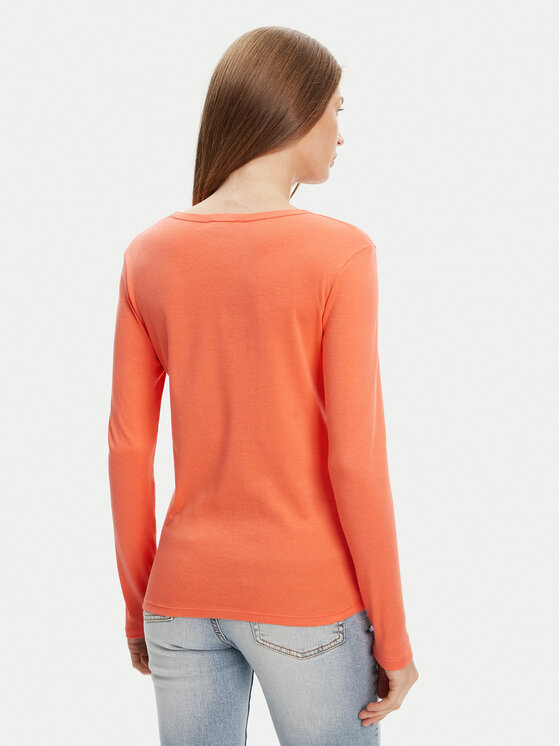 United Colors Of Benetton United Colors Of Benetton Bluzka 3GA2E16F9 Pomarańczowy Regular Fit