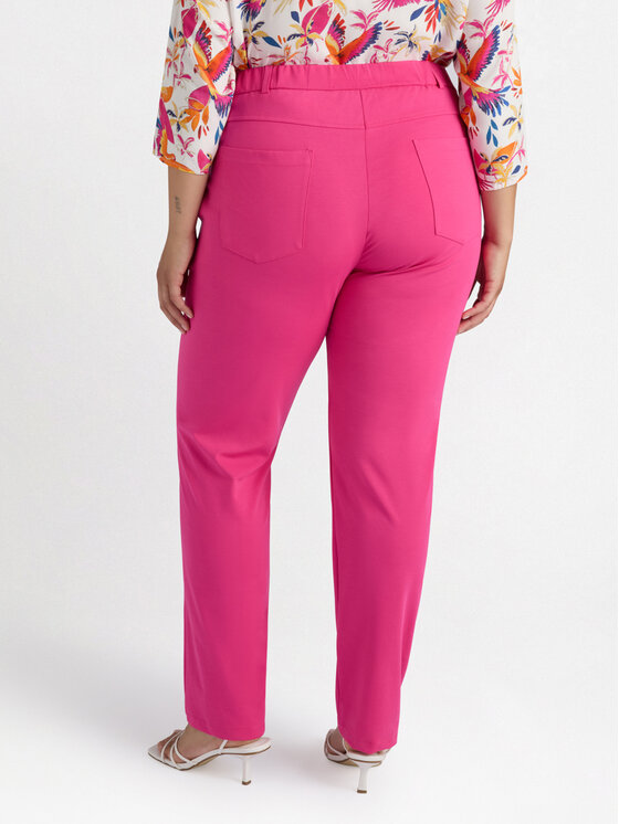 Fiorella Rubino Fiorella Rubino Spodnie materiałowe P088L002232N019 Różowy Regular Fit